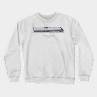 Silver Link 1935 Speed Record 112 MPH (Color) Crewneck Sweatshirt